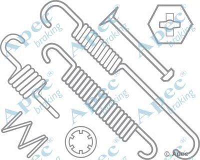 APEC BRAKING kit630 -  Комплектующие, тормозная колодка